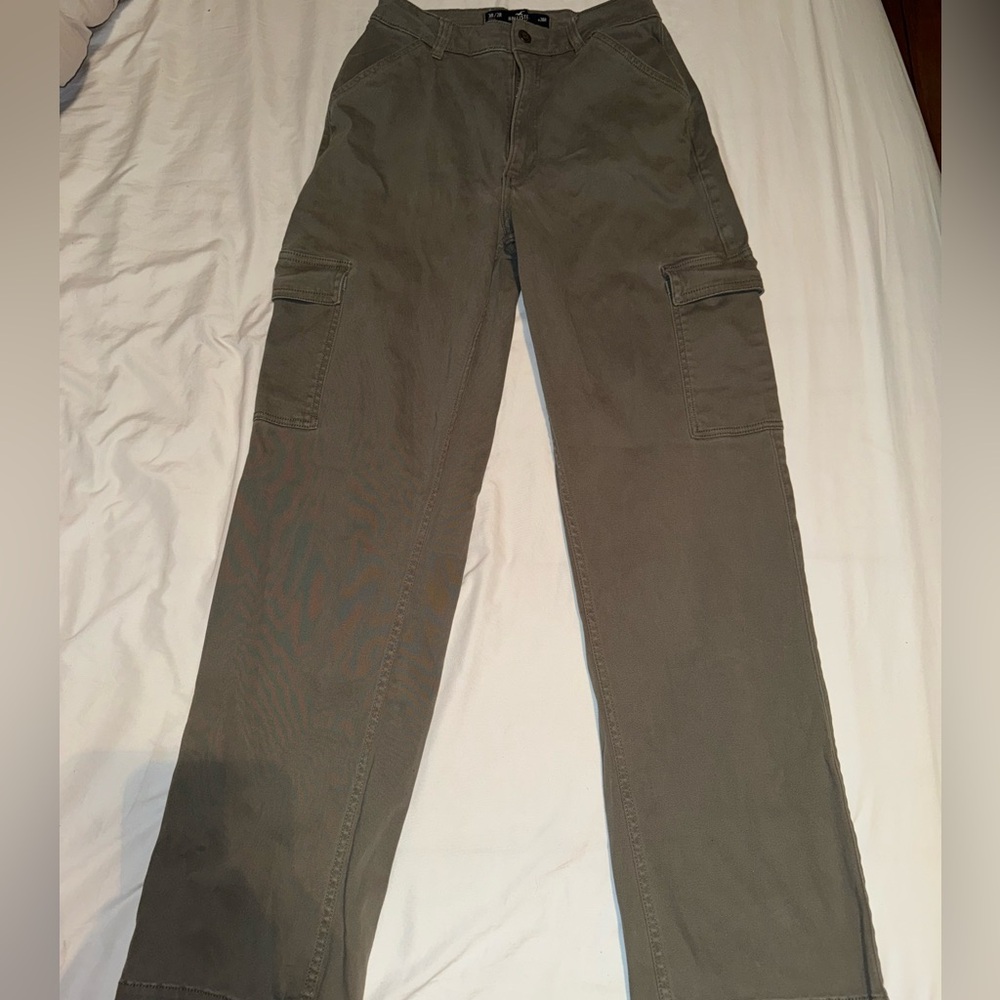 hollister ultra high rise dad pants